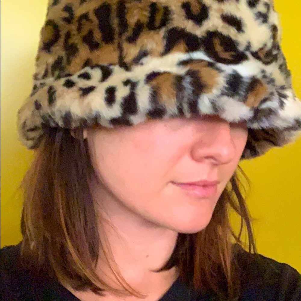 Furry Leopard Hat